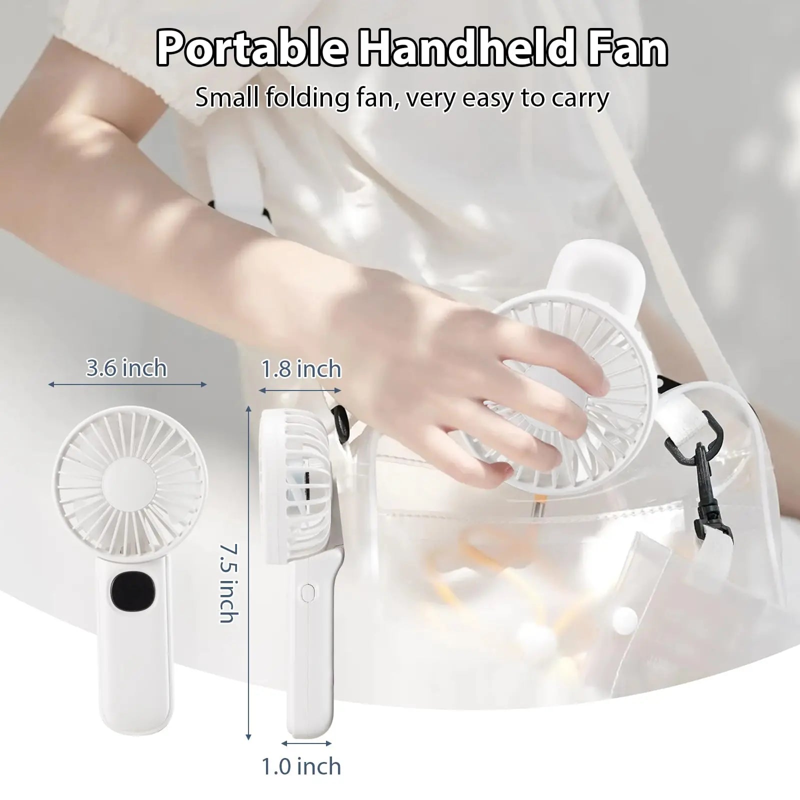 BreezeLoop Pro – Bladeless Rechargeable Neck Fan with 3-Speed Cooling for Summer Comfort